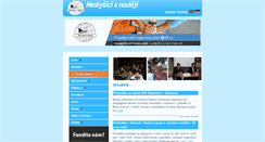 Desktop Screenshot of neslysicisnadeji.org